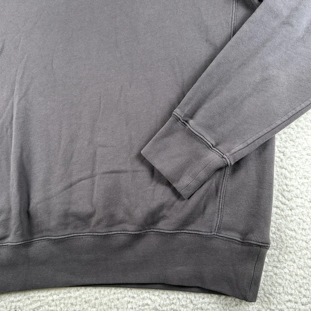 J.Crew Knit Goods Sweatshirt Mens XLT Tall Gray Fleece Pullover Crewneck AD467